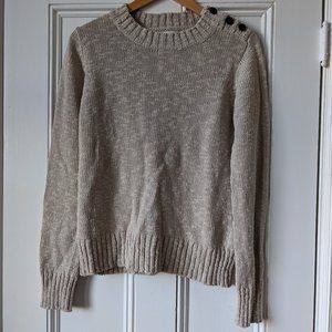 TOAST Cotton linen slub jumper sweater